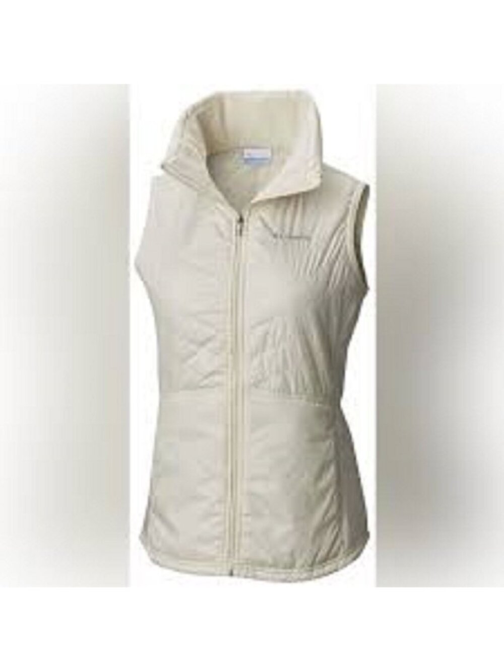 Columbia Women’s Mix It Around II Lightweight Vest Size M Off White Quilted